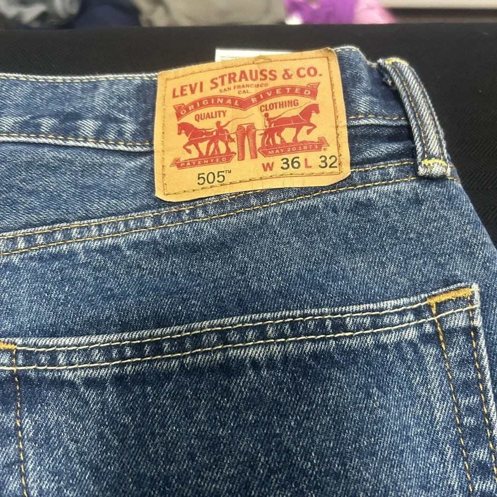 Levis washable blue iconic